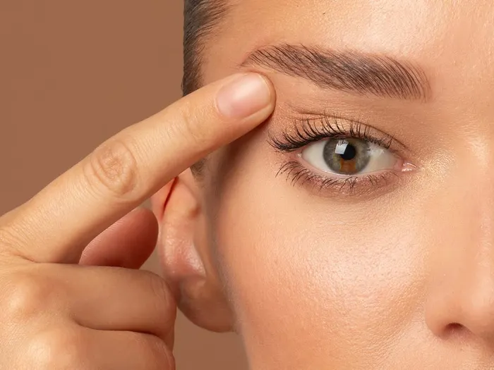 Close do olhar com pálpebras rejuvenescidas – blefaroplastia em Brasília